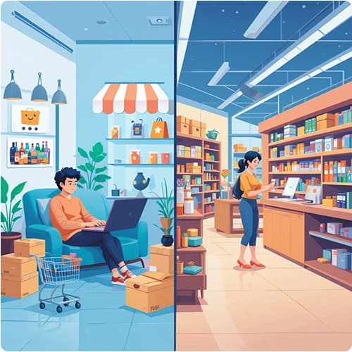 خرید آنلاین بهتر است یا حضوری؟