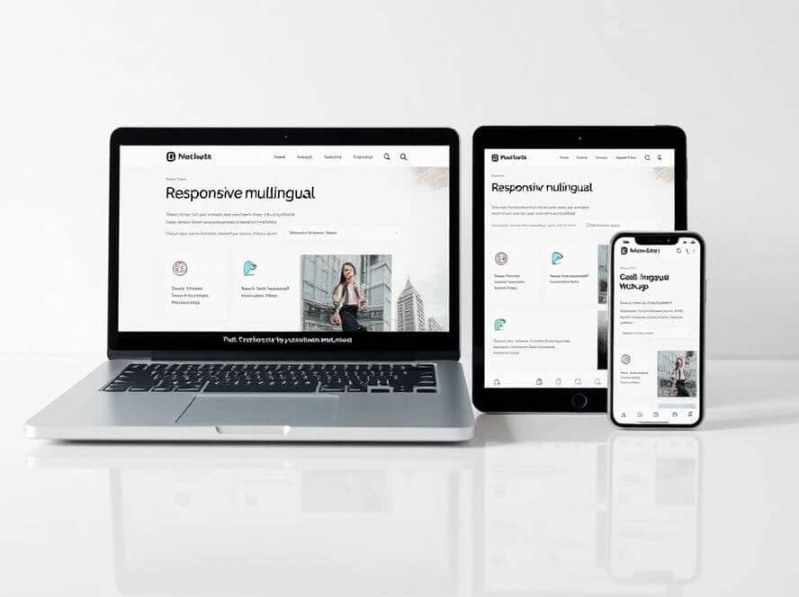 شروع طراحی سایت دوزبانه