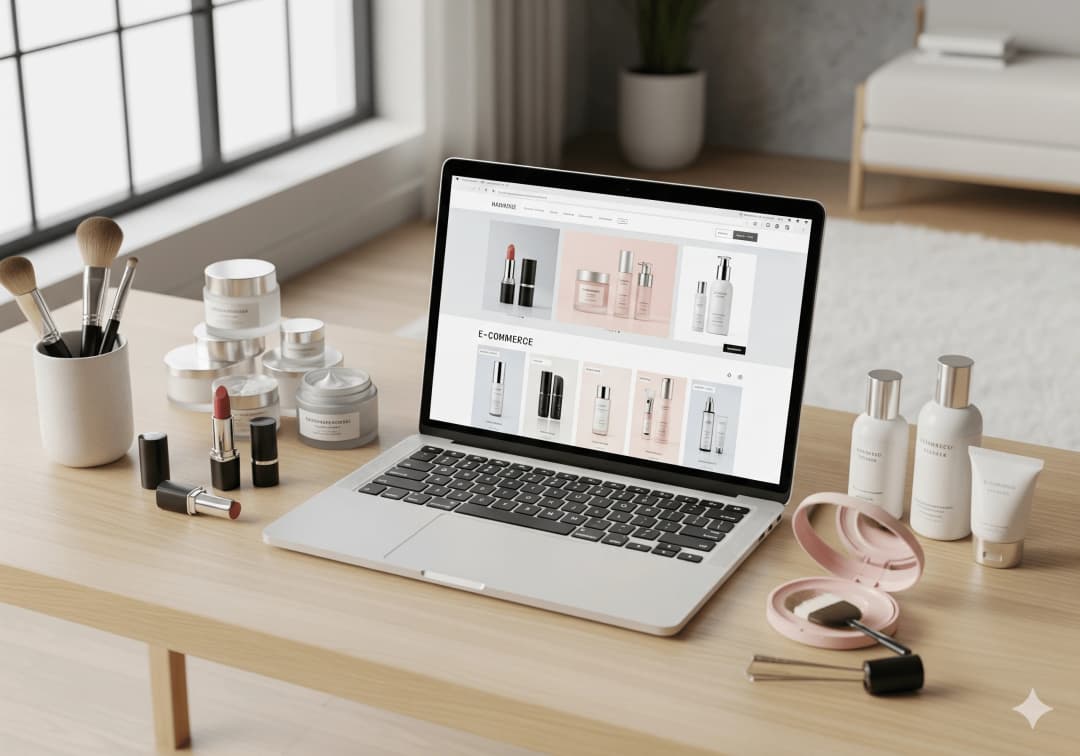 طراحی وب سایت فروشگاه لوازم آرایشی