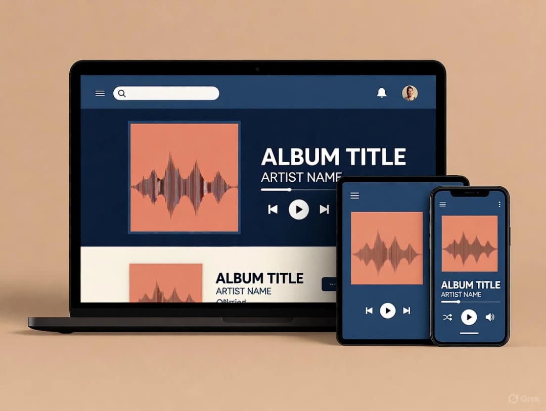 مراحل طراحی سایت آهنگ