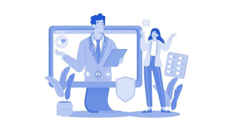 نمونه طراحی سایت پزشکی